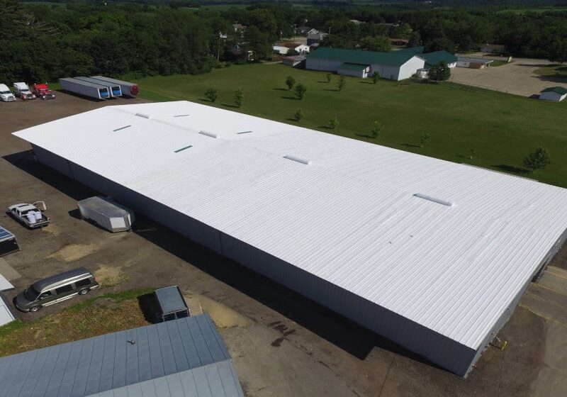 metal roof for commercial property in wisconsin